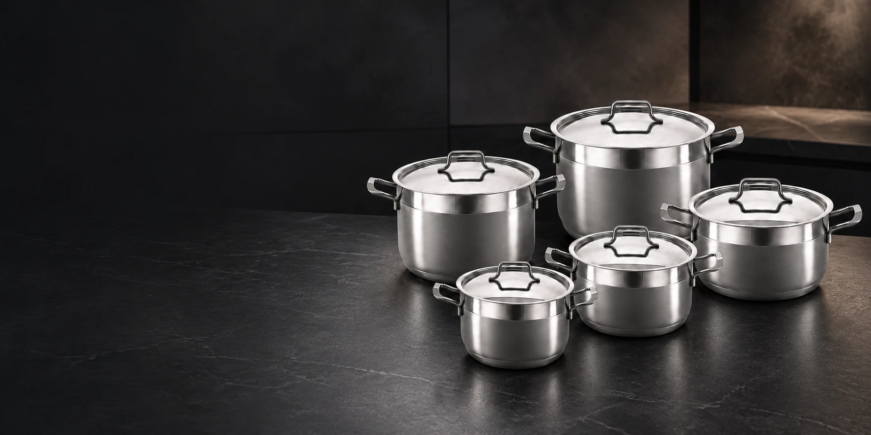 Bonetti Silvera 10 Parça Çelik Set