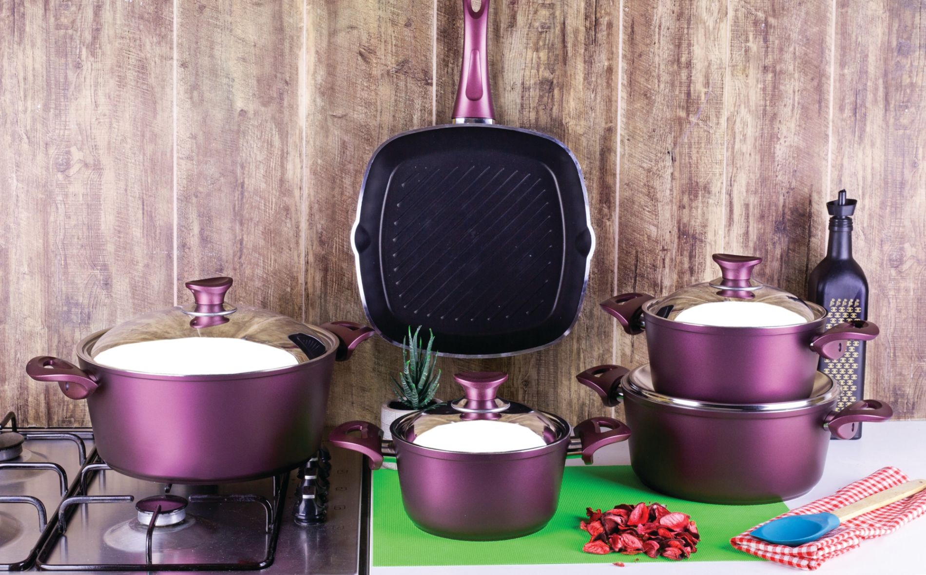 9 Parça Teflon Set